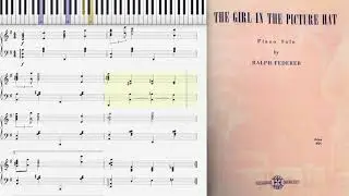 The Girl in the Picture Hat by R. Federer (1947, Jazz piano)
