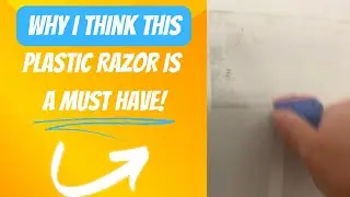Review of Plastic Razor Blades Scraper Tool