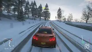 Nissan gt-r pre order car test drive to festival FH4