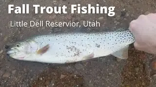 Fishing Little Dell Reservior Utah - Utah Trout Fishing Fall 2021