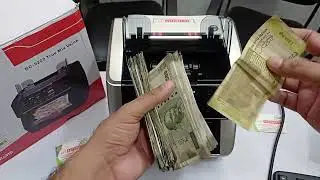 Top Loader 2CIS Multi Currency Mix Cash Counter with Fake Note Detection & Serial Number Recognition