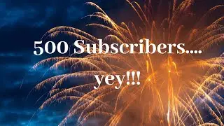 500 Subscribers Giveaways Intro #giveaway #neldascrafts