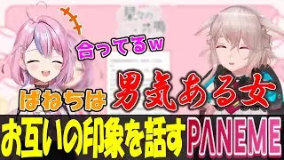 【切り抜き】お互いの印象を語るPΛNEME