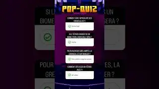 🤔POP-QUIZ PARTIE 2 REPONSE｜QUIZ MINECRAFT ! (Semaine 4)