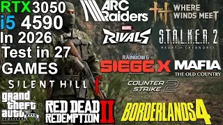 RTX 3050 + i5 4590 in 2026 - Test 27 Games