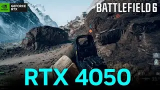 RTX 4050 on Battlefield 6  | 1080p, DLSS 4,  NATIVE, PC Performance! [OPEN BETA]