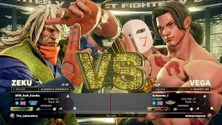 The #2 Zeku (BTM Gunslinga) vs. The #1 Vega (Boltstrike I)-Street Fighter V