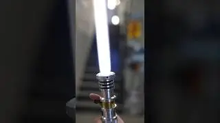 Lightsaber vs Titanium! 😱 #lightsaber #starwars #vs #engineering #shorts