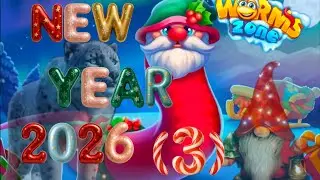 🎄❄️ Worms Zone.io New Year 2026 (3) 🎄❄️ by 4Games_#1127