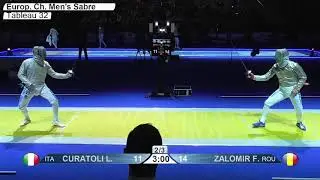 Crazy Bout Between Luca Curatoli ITA and Florin Zalomir ROU in Dusseldorf