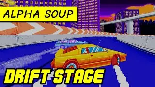 Drift Stage game - time-trial arcade Outrun racer - PC alpha demo gameplay