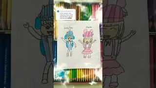 Pertama Kali Bikin Gambar Bangboy dan caca 😄 #art #animation #roblox