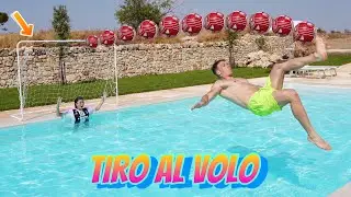 ⚽️TIRO AL VOLO CHALLENGE IN PISCINA!!