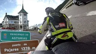 PUERTO de PAJARES en MOTO 😍 ¿La CARRETERA mas FAMOSA de ASTURIAS? 🌄