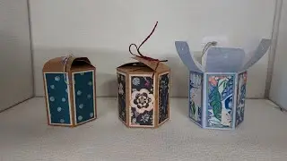 [tuto] boîte cadeau hexagone...