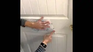 Installing vinyl decals by Creative Signs n Designs