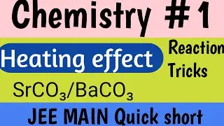 Heating effect inorganic chemistry |Heating effects of metal carbonate short tricks #short #shorts