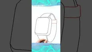 How to draw a Smartwatch