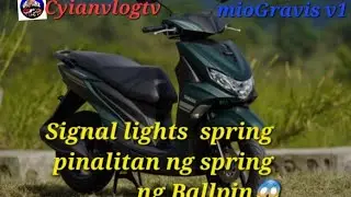Full video tutorial how to change spring on signal lights #miogravis  #everyonefollowers