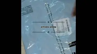 #Shorts unboxing kitchen apron I best waterproof apron #viral #trending #trendingvideo