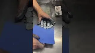 Factory workshop powder pressing.#cosmetics #food #makeup #b2b #fyp #oem #factory #smallindustries