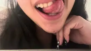 ASMR peeling tape off my mouth||cut short 