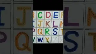 X | Learn Uppercase Letters : Colorful Handwritten Alphabet for Kids ! Learning A to Z | 4K4 Kids