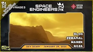 📓BLOG SEMANAL MAREK ROSA📓29/01/2026 ||Space Engineers 2||  Gameplay Espa&ntilde;ol
