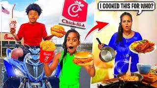 Siblings Choose Chic fil-a Over Mom cooking, They instantly Regret it