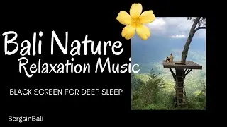 BALI NATURE Sounds for SPA, Relaxation & Sleep MUSIC. BLACK Screen for DEEP SLEEP (3Hours)