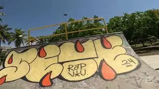 DRONE FPV TREINO NA PISTA DE SKATE