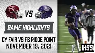 Cy-Fair vs Fort Bend Ridge Point - 2021 Week 13 Football Highlights