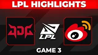 JDG vs WBG Highlights Game 3 | LPL 2026 Split 1 | JD Gaming vs Weibo Gaming by Onivia