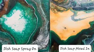 #76 No Silicone Cells Open Cup Pour/Dish Soap Spray On vs. Mixed In A Must See!!!