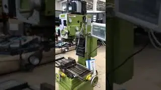 Warco Super Major 2004 single phase vertical milling machine on stand with longitudinal power feed