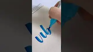 Camlin brush pen calligraphy | blending calligraphy | how to get perfect calligraphy strokes