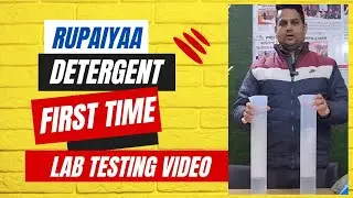 Detergent powder lab testing video first time| Rupaiyaa Detergent(Mrp50) vs Detergent powder(Mrp70)