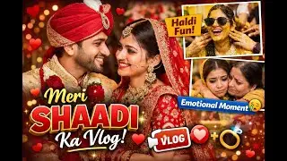 shaadi ka full vlog 💍 #ShaadiVlog #ShadiVlog #WeddingVlog #IndianWeddingVlog #MeriShaadi