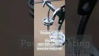 Powder Coating Rotating Hooks Can Be Purchase From D & W Tool Inc www.dw-tool.com 401-727-3030