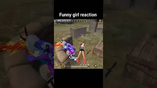 BR Rank push and funny girl reaction 🤣 in Y GAMING shorts 🔥#funny #reaction