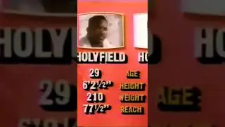 Larry Holmes vs Evander Holyfield #boxing #larryholmes #evanderholyfield