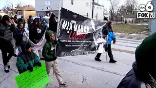 Columbus community braves the cold marching for MLK Day