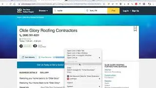 Using YellowPages to find email addresses
