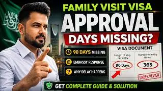 No Approval❗️Without Days on Visa Document ?| Family Visit Visa Saudi Arabia 