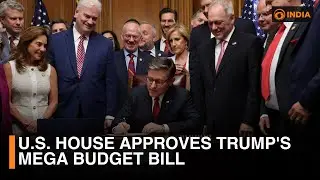 U.S. House approves Trump's mega budget bill | DD India News Hour