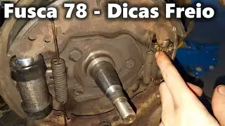 Fusca 1500 parado | Roda travada, AR no Freio, Flexivel Entupido, Roseta