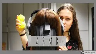 ASMR |SK| - Stereo hlava #1 - Česanie, škrabanie, olej, loptičky a iné...