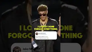 LaMelo Ball FORGOT His Acceptance Speech at the ESPYS 😭 #shorts #lameloball #espys #lamelo