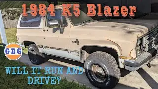 Will it run? 1984 Chevrolet K5 Blazer sitting for over 10 years....
