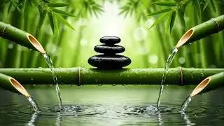 Relaxation Music Wtih Bamboo Water Sound spa Music Ep85